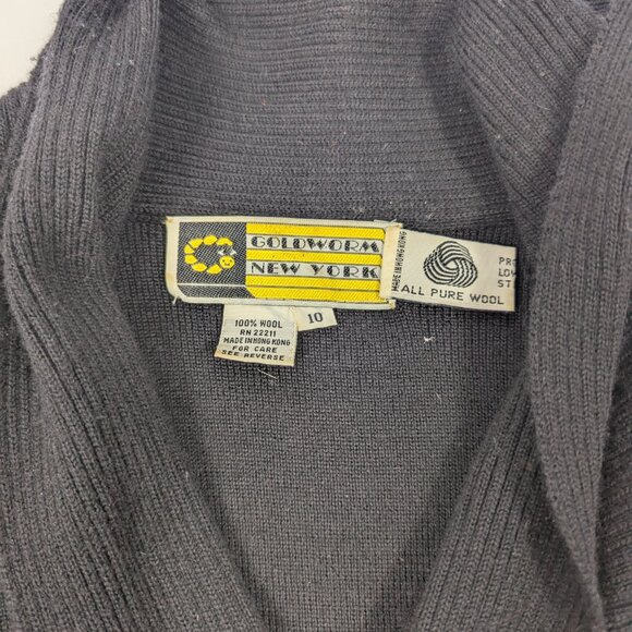 Vintage Goldworm New York 100% Pure Wool Sweater Trumpet Skirt Set Womens 10 - Picture 3 of 10